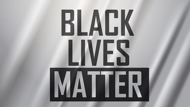 Campagna di sensibilizzazione contro la discriminazione razziale non posso respirare poster banner black lives matter