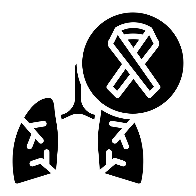 Vector awareness campaign icon vector image can be used for tuberculosis