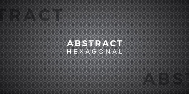 Vector awesome background with hexagonal abstract shapes