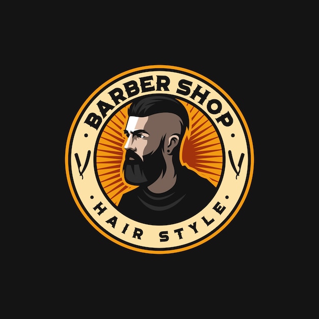 Awesome barber logo ready to use