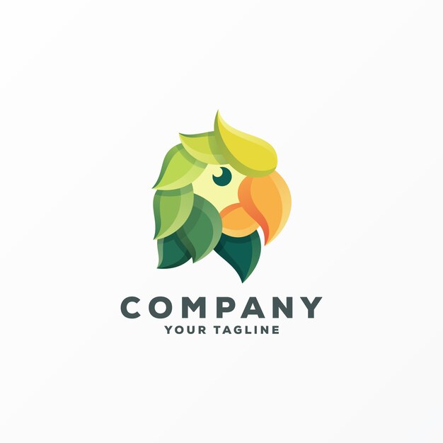 Awesome bird logo design vector