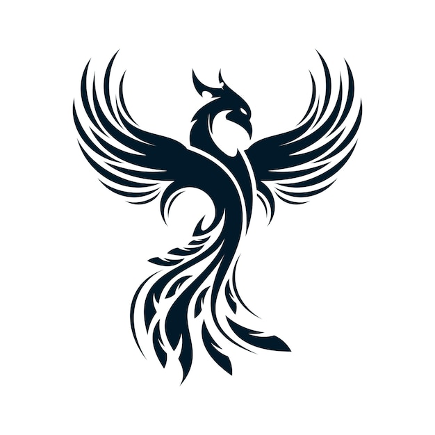 Awesome bird phoenix logo design