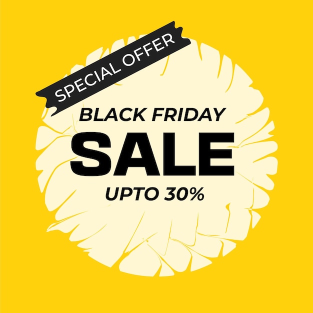 Awesome black friday design template vector