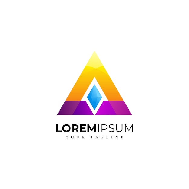 AWESOME COLORFUL ABSTRACT LOGO  