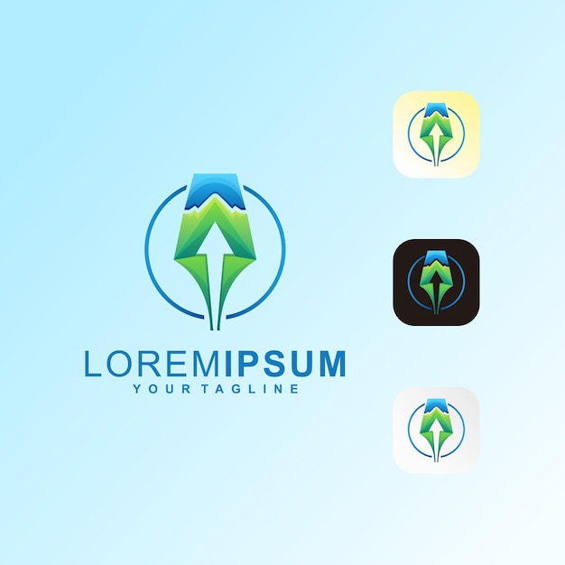 Awesome Consulting Company Premium Logo Vector