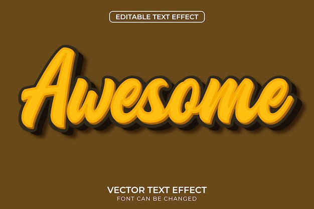 Awesome editable Text effect