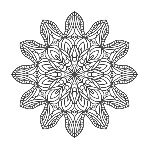 Awesome and elegant mandala art