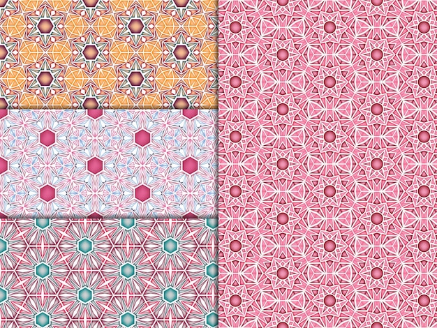 awesome and elegant set of ethnic mandala patterns