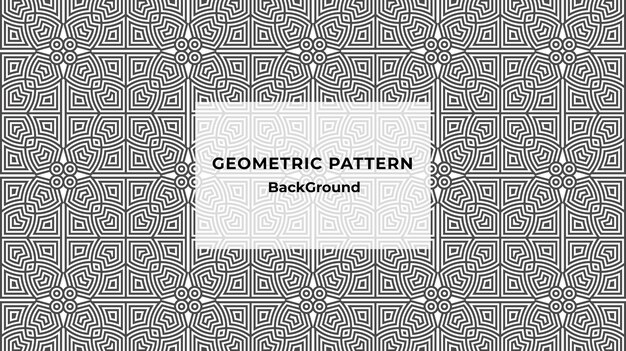 Awesome geometric seamless shape linear pattern