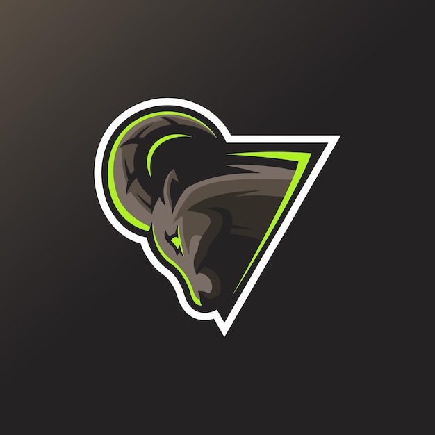 awesome goat logo for your sport