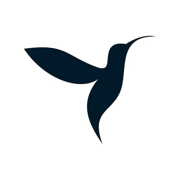 Fantastico design del logo colibrì