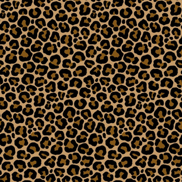 Fantastico motivo animale leopardo vector seamless pattern design