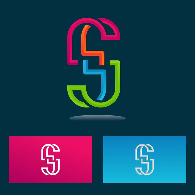 Vector awesome letter s logo ideas