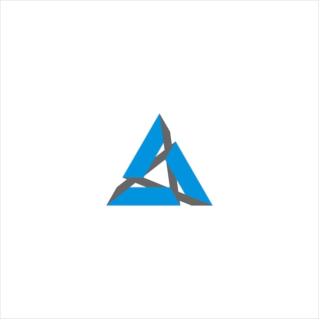 Awesome logo afbeelding van a-technologie of a-driehoek. perfect voor app-logo, website, technologie.