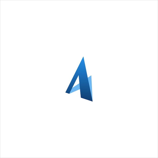 Awesome logo afbeelding van a-technologie of a-driehoek. perfect voor app-logo, website, technologie.