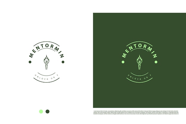 Vector awesome logo template artwork classic style