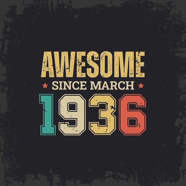 Awesome Since March 1936