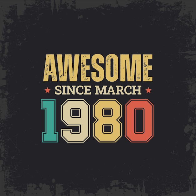 Awesome da marzo del 1980