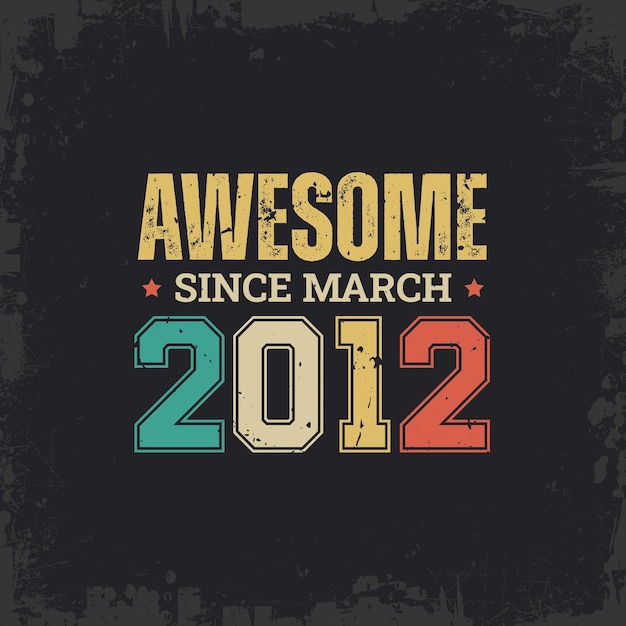 Awesome 2012년 3월부터