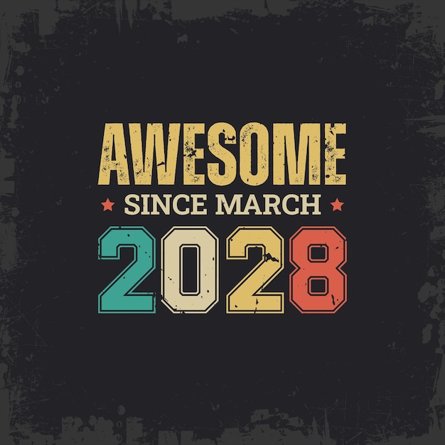 Awesome: 2028年3月から