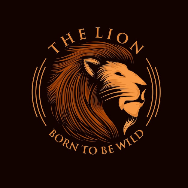 Premium Vector | Awesome mascot lion logo