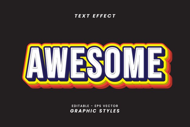 Awesome Text Effects with Editable 3D Fonts