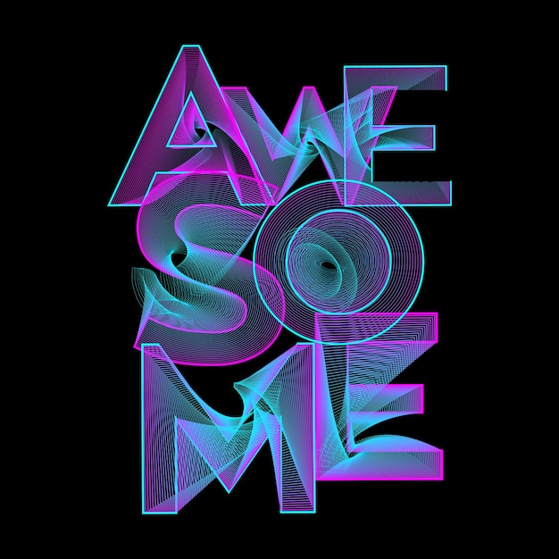 Awesome typography art for t shirt poster and Others