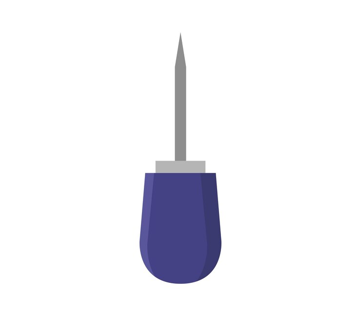 Vector awl on background