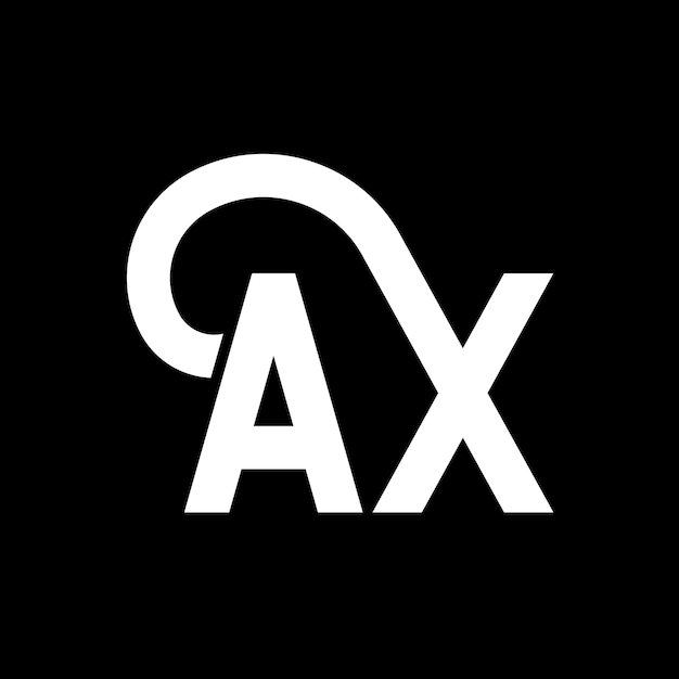 ax letter logo design on black background ax creative initials letter logo concept ax letter design ax white letter design on black background a x a x logo