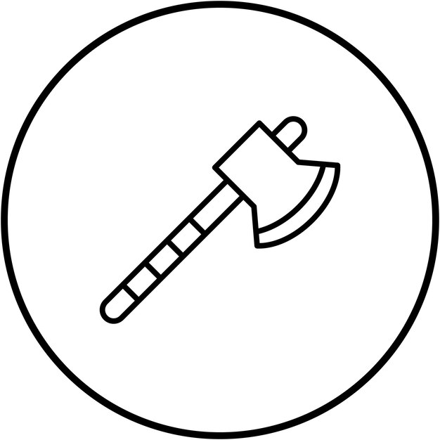 Vector axe icon vector image can be used for construction tools