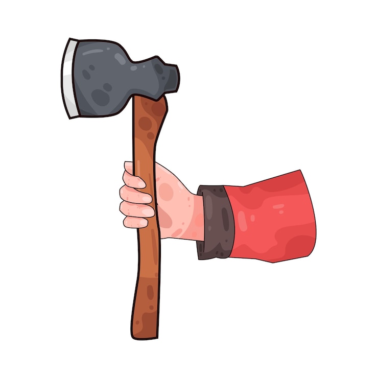 Vector axe illustration