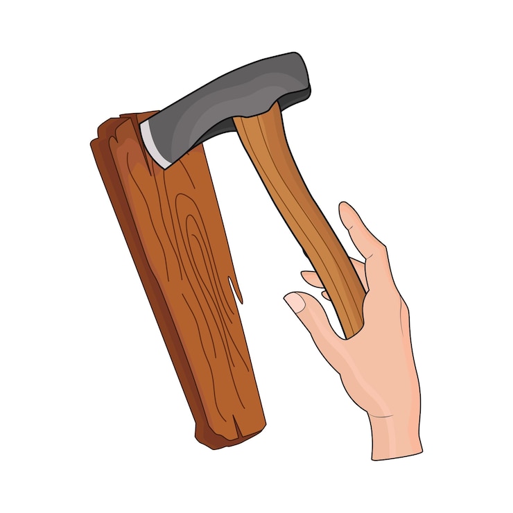 Vector axe illustration