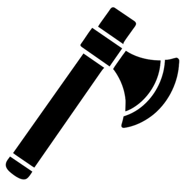 Vector axe pictogram