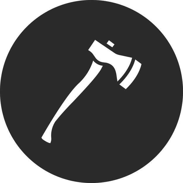 Axe vector icon illustration of construction tools iconset