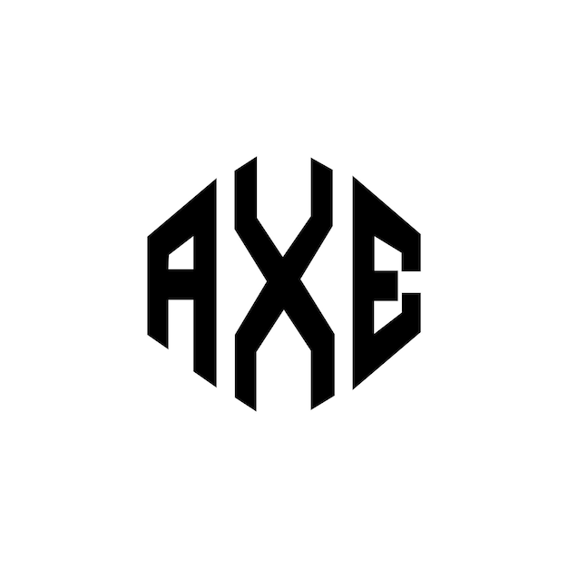 AXF letter logo design with polygon shape AXF polygon and cube shape logo design AXF hexagon vector logo template white and black colors AXF monogram business and real estate logo