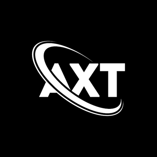 Вектор axt логотип axt буква axt буквенный дизайн логотипа инициалы логотипа axt, связанный с кругом и заглавными буквами, логотип монограммы axt типография для технологического бизнеса и бренда недвижимости