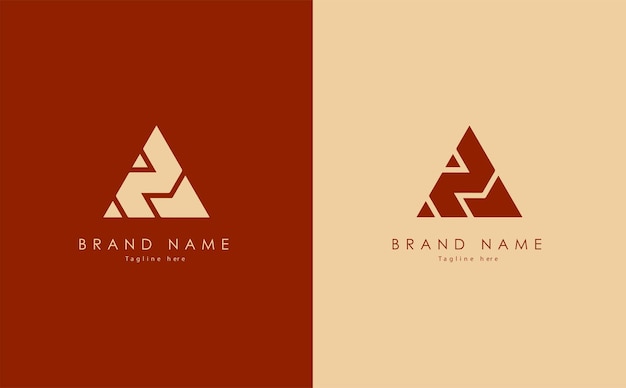 Az elegant vector logo design in red and light yellow color