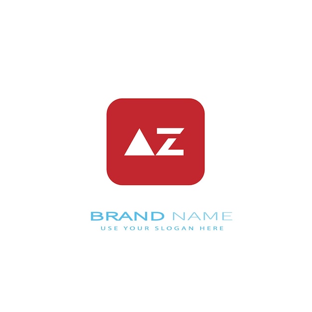 Vector az465 letter az logo ontwerp