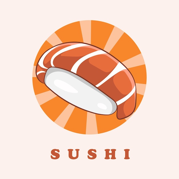 Aziatisch eten Ebi Sushi vector Japanse keuken traditionele gerechten Garnalen sushi