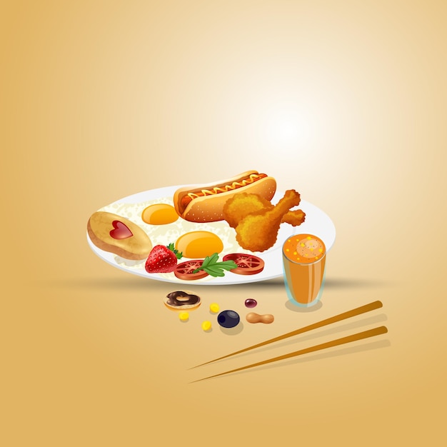 Vector aziatisch eten en traditionele restaurants, koken, menu, vectorillustratie