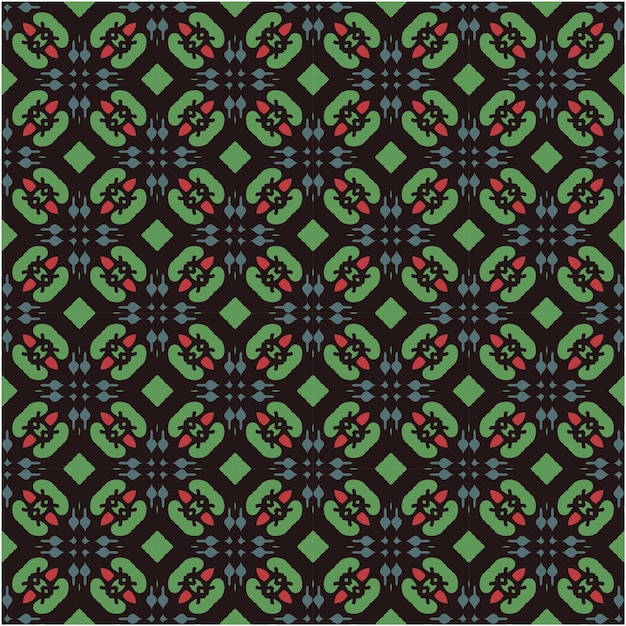 Aziatische batik motief patroon achtergrond minimalistische stijl