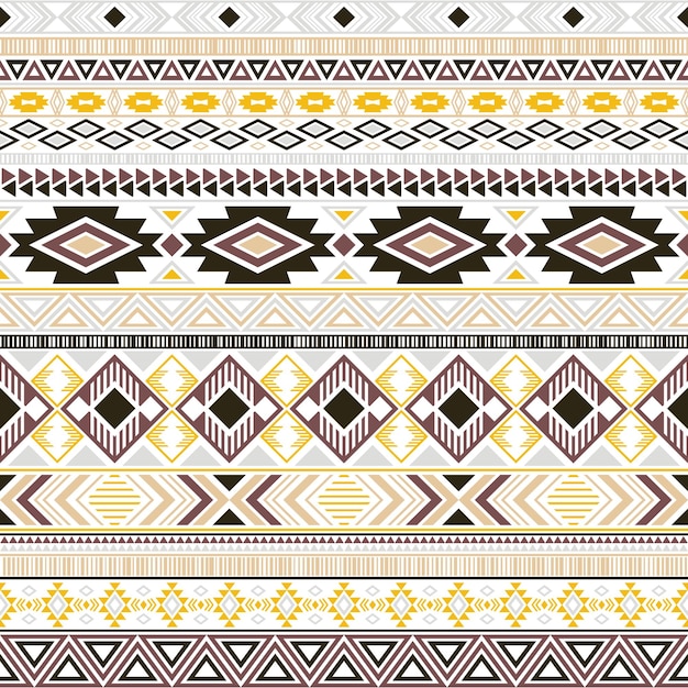 Aztec american indian pattern tribal ethnic motifs geometric vector background cool native american tribal motifs clothing fabric ethnic traditional design aztec symbol fabric print