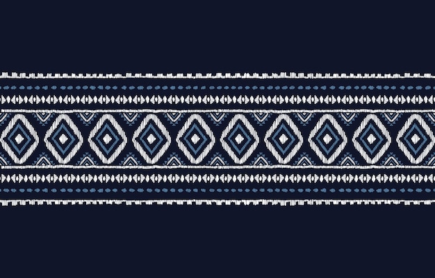 アズテクの幾何学的な民族装飾プリント イカットパターンスタイル 民族イカットシームレスパターン部族