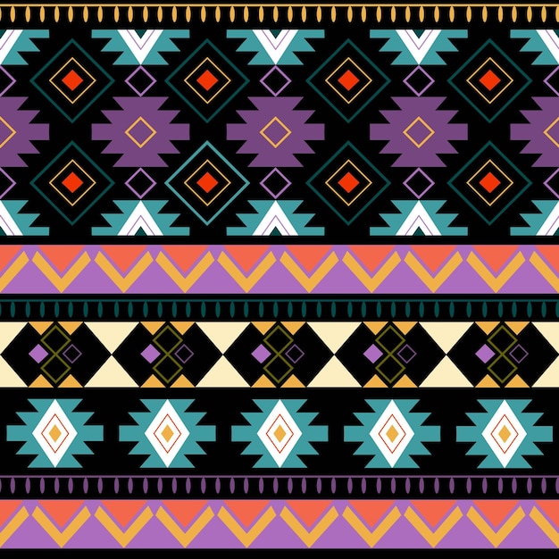 Vector aztec geometric