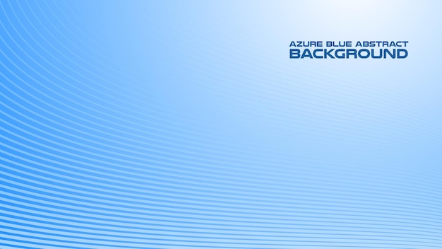 Azure Blue abstract background with curve line for backdrop or presentation