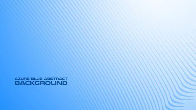 Azure Blue abstract background with curve line for backdrop or presentation