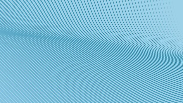 空の青い抽象的な背景とストライプの曲線