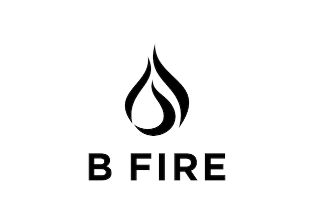 b brand logo ontwerp vectorillustratie