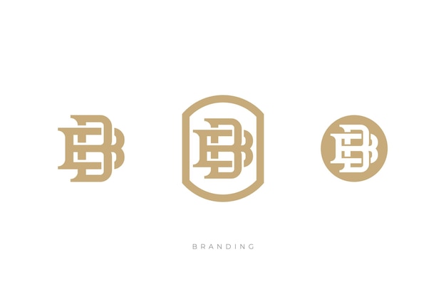 B brief BB Monogram Vector Logo Lettercombinatie Lettermark