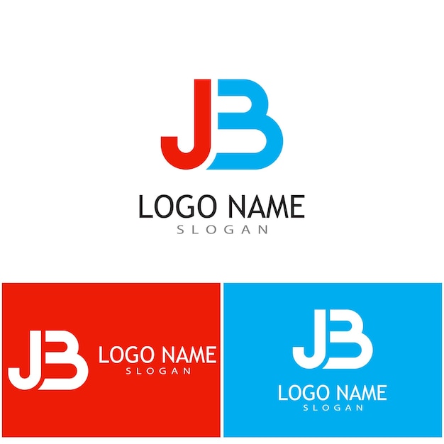 B brief logo sjabloon vectorillustratie